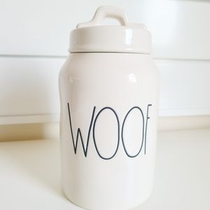 Rae Dunn Canister for Dog Treats - Woof